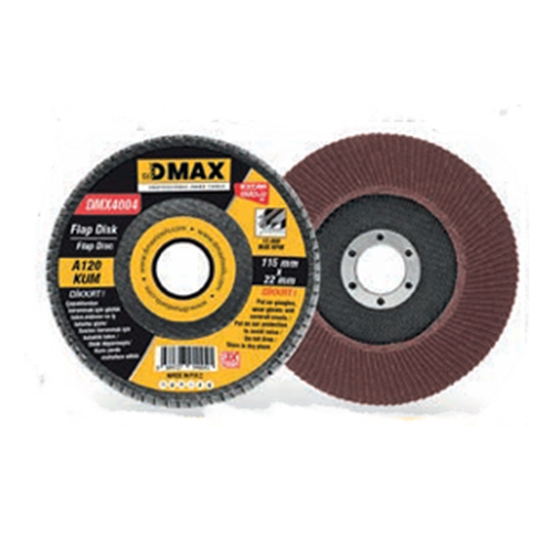 DMAX FLAP DİSK ALÜMİNYUM OXİDE 115*40 KUM DMX4000
